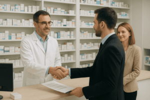 Accompagnement juridique cession pharmacie en Île-de-France – ACME