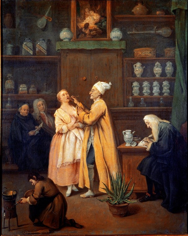 histoire de la pharmacie à travers l'art